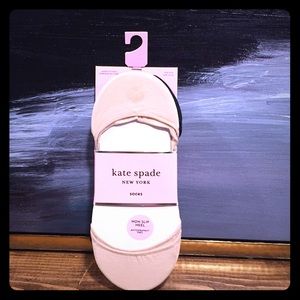 Kate spade nonslip heel foot socks